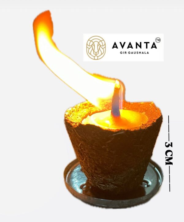 panchgavya ghee diya (12 pieces in one box)