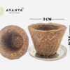 cow dung empty cups
